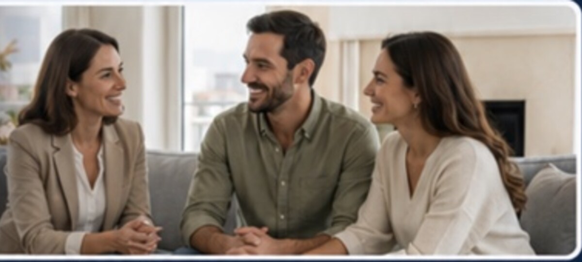 Consultora HousePro em reunião com clientes